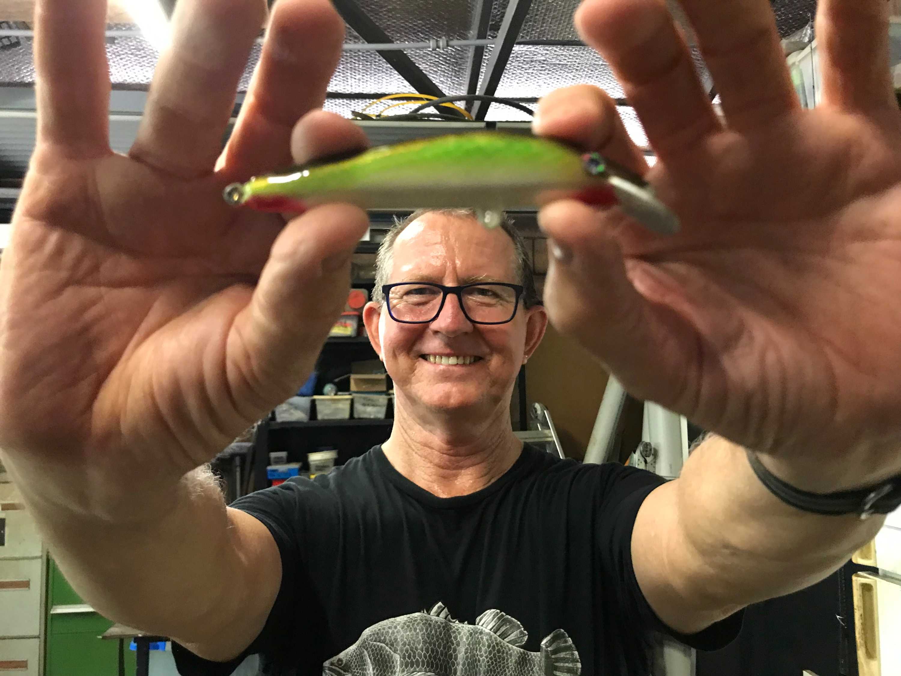 Darwin DIY fisho on making lures out of dowel and drumsticks