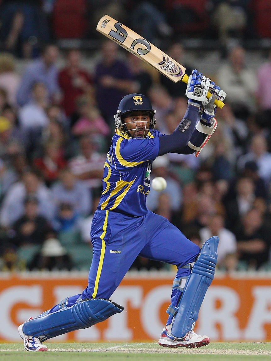 Chief destroyer ... Tillakaratne Dilshan crafted a brilliant 106 for Sri Lanka.