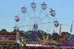 Ferris wheel at show.