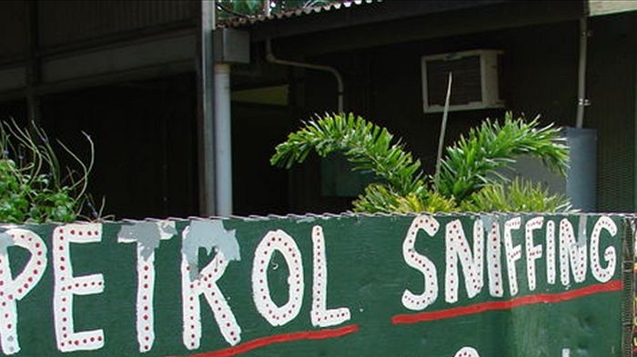 Petrol sniffing kills sign in Wadeye