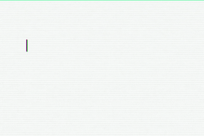 A video loop of an email being written with typos in it.