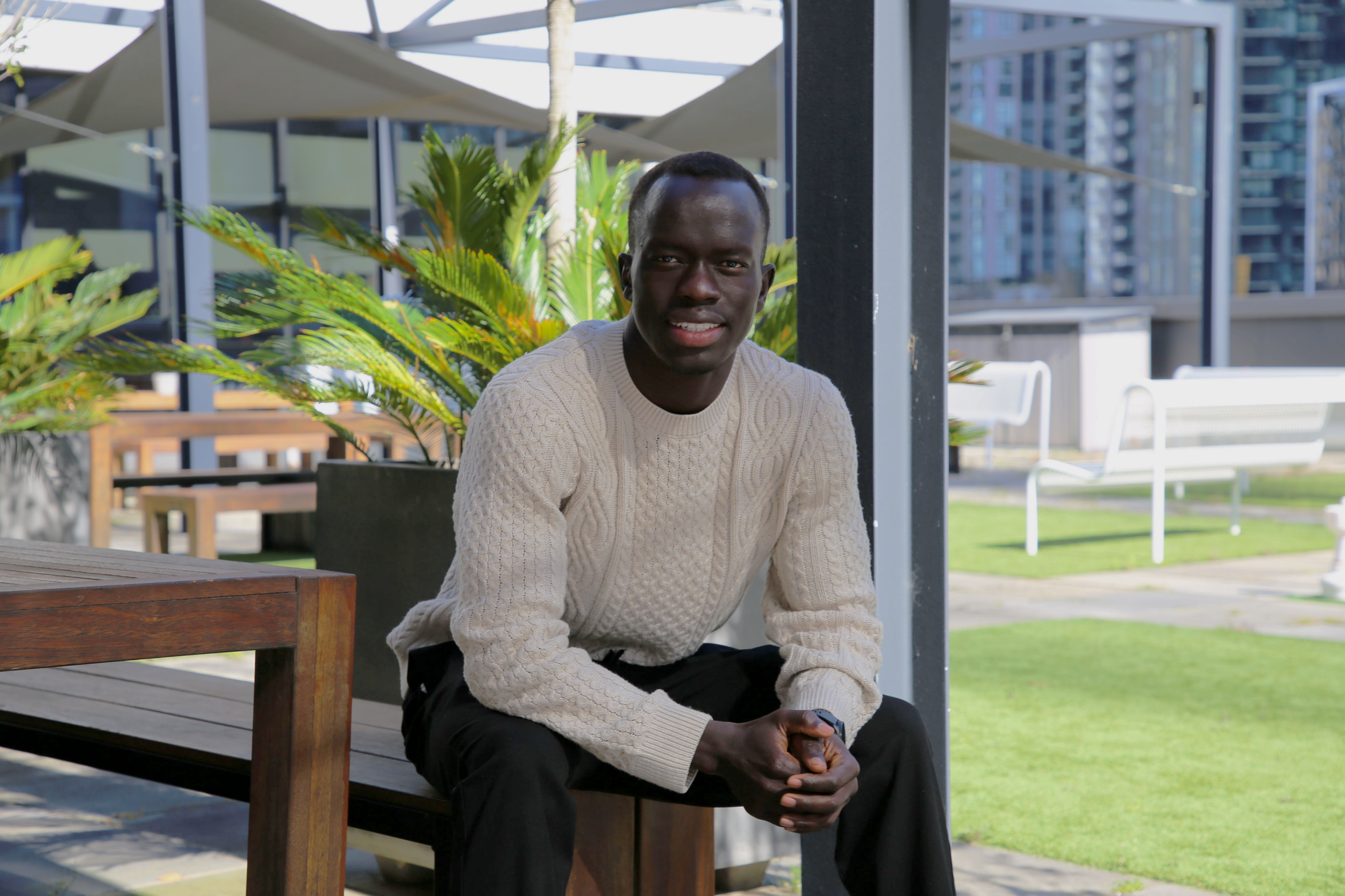 That viral 'bulls***' moment and how football saved Awer Mabil