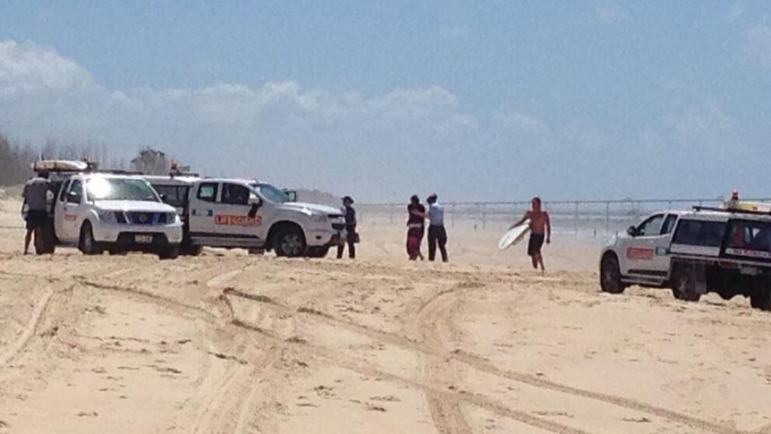 Lifeguards at Southport Spit on Gold Coast