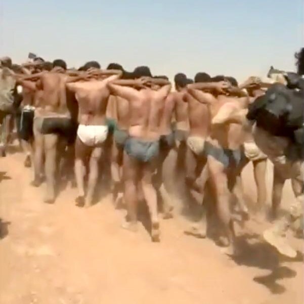 Syrian soldiers captured