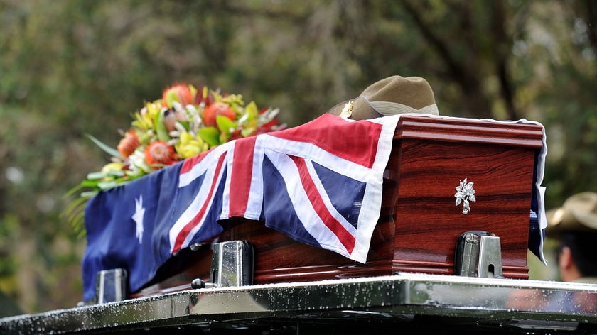 Lance Corporal Jared MacKinney was laid to rest in Brisbane today.