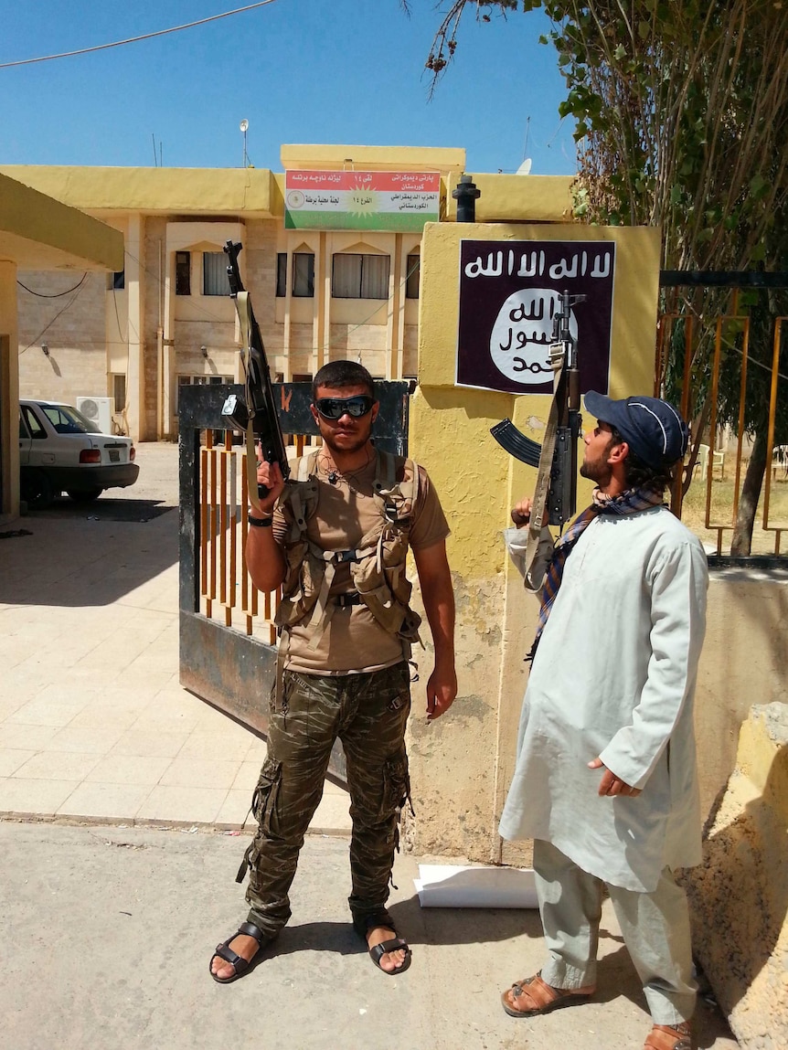Islamic State fighters in Iraq