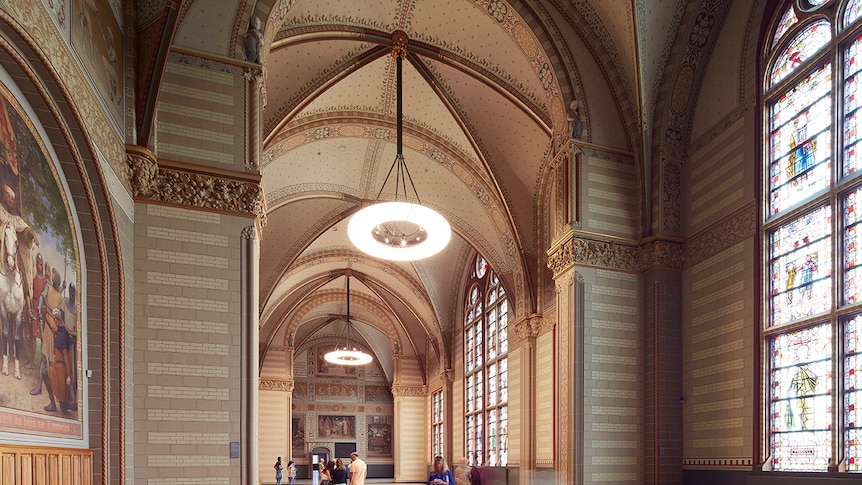 A renovated room at the Rijksmuseum in 2015.