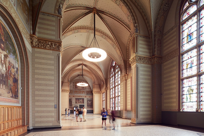 A renovated room at the Rijksmuseum in 2015.