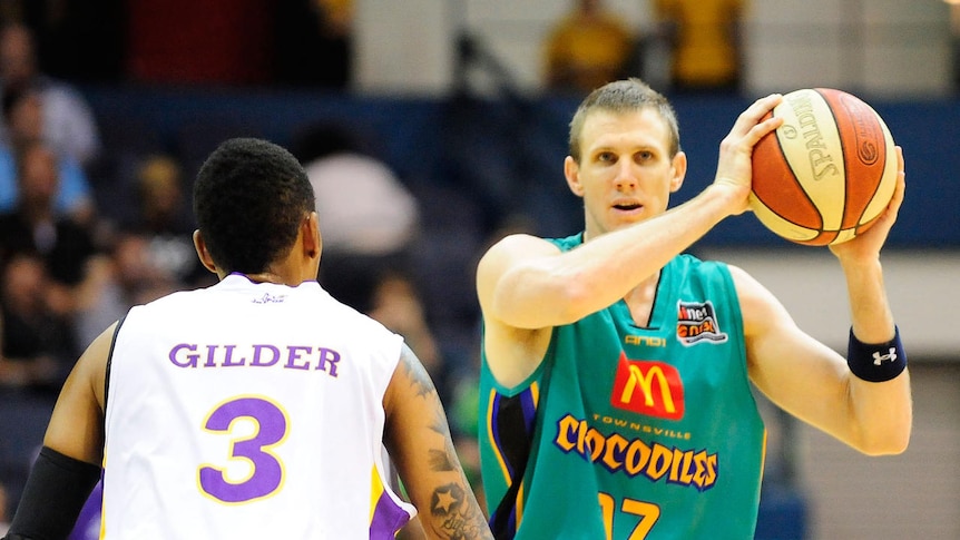 Giant-killer ... Peter Crawford scored a team-high 20 points as the Crocs downed the number-one Breakers. (file photo)