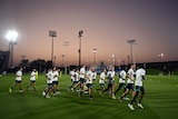 Socceroos training