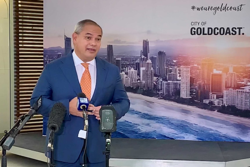 Gold Coast Mayor Tom Tate's remarks have prompted calls for leaders to be more careful with their choice of words