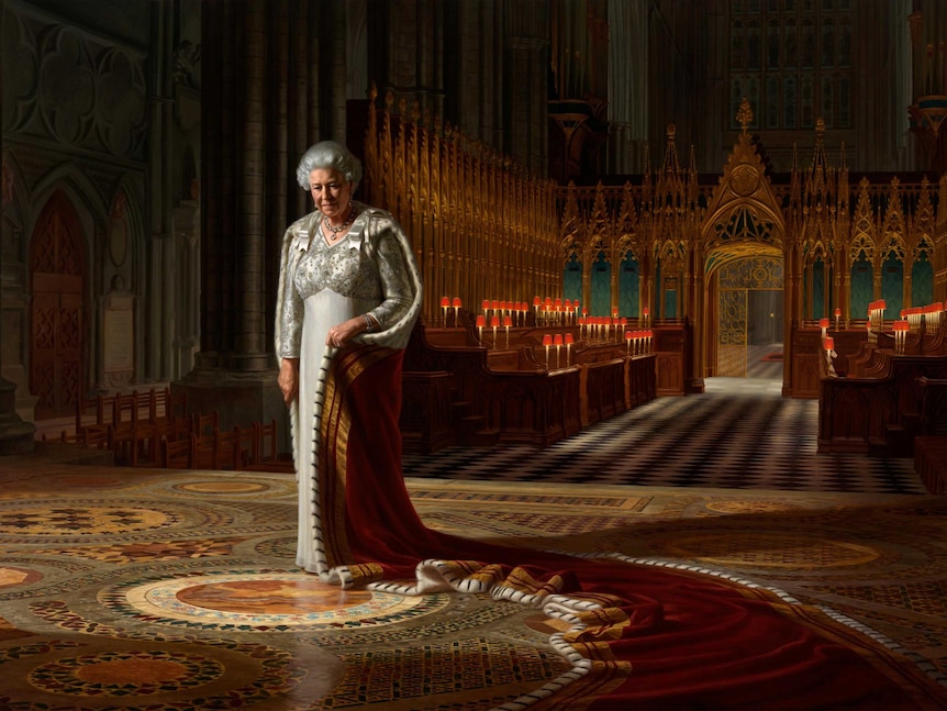Ralph Heimans portrait of Queen Elizabeth II.