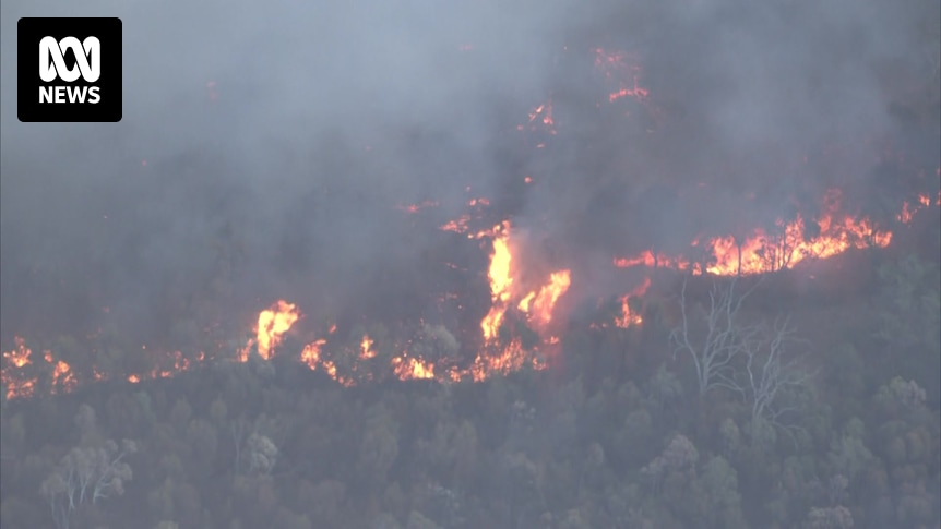 Les incendies de brousse menacent les habitations du nord-est de Perth