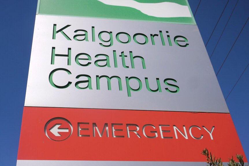Kalgoorlie Health Campus sign