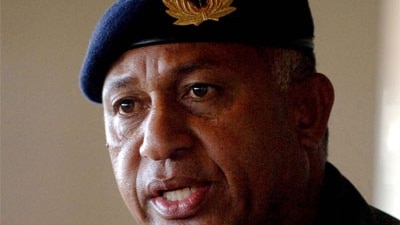 Fiji's self-declared Prime Minister, Commodore Frank Bainimarama