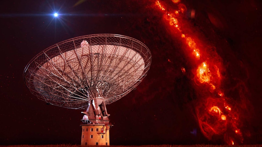CSIRO Parkes Radio Telescope composite
