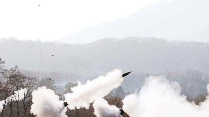 South Korean army military exercises