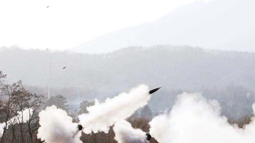 South Korean army exercises