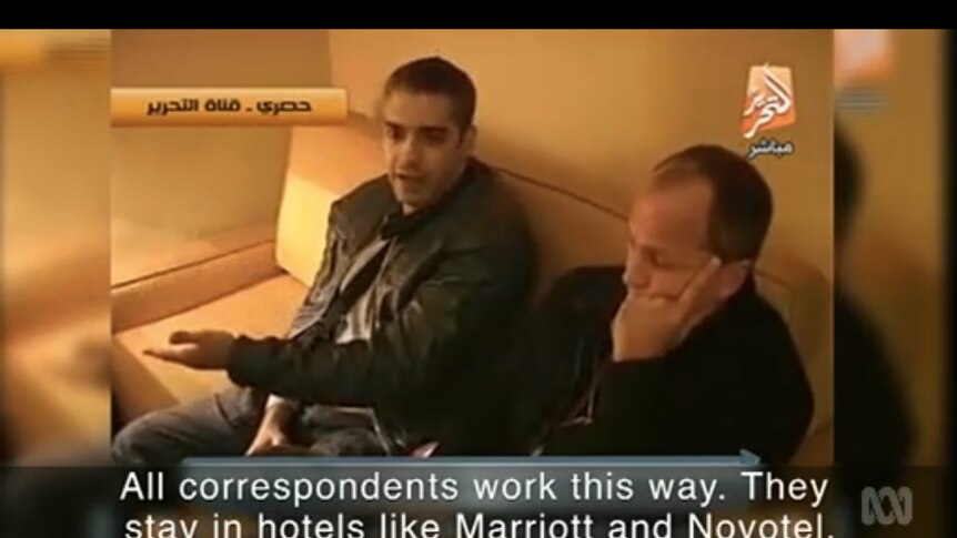 Al Jazeera staff being questioned by Egyptian authorities in their Marriott hotel room