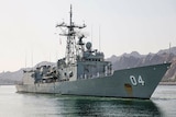 The frigate HMAS Darwin.