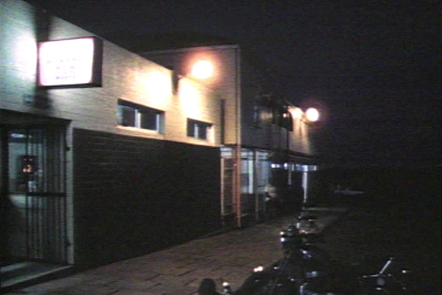 A night time shot of a regional pub