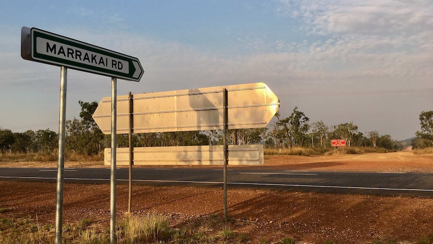 Marrakai Road sign