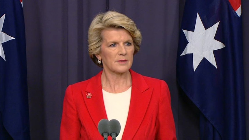 Julie Bishop says Australia will contribute $10 million in aid to typhoon-hit Philippines