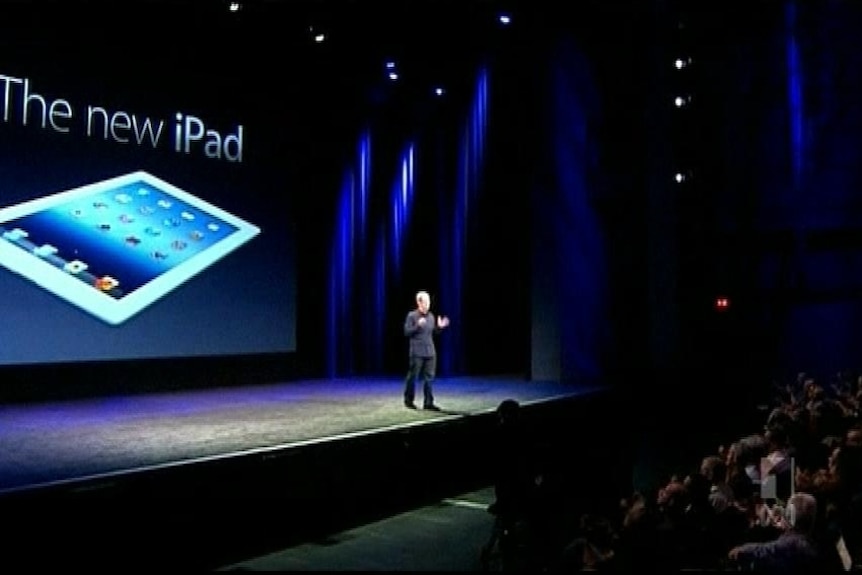 Apple unveils new iPad (Lateline Business)