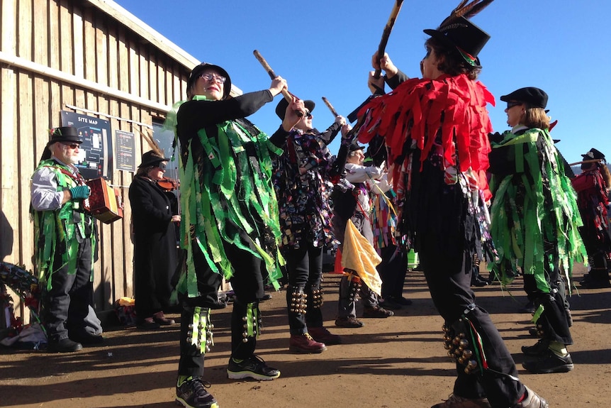 Dancers at the Huon Valley Mid-winter Festival,