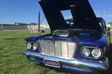 One of the 1,700 cars already registered to take part in Summernats 2015, outside Parliament House.