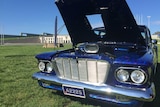 One of the 1,700 cars already registered to take part in Summernats 2015, outside Parliament House.