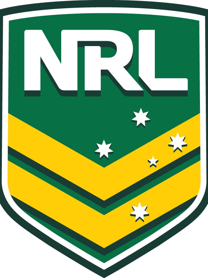 The logo for the National Rugby League (NRL) unveiled in October 2012.