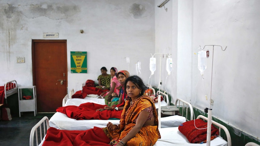 Women who underwent a sterilization surgery at a government mass sterilisation "camp"