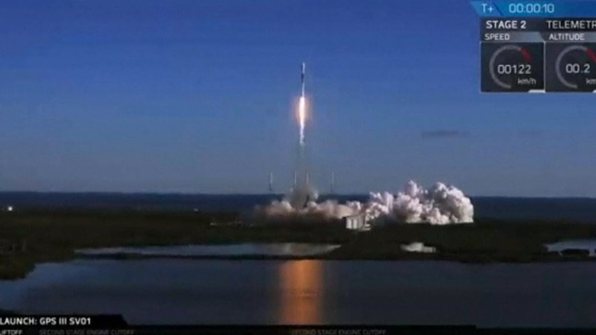 SpaceX launches $500m GPS satellite
