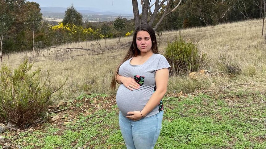 Talyah is 32 weeks pregnant, but she was turned away from an appointment with her midwife