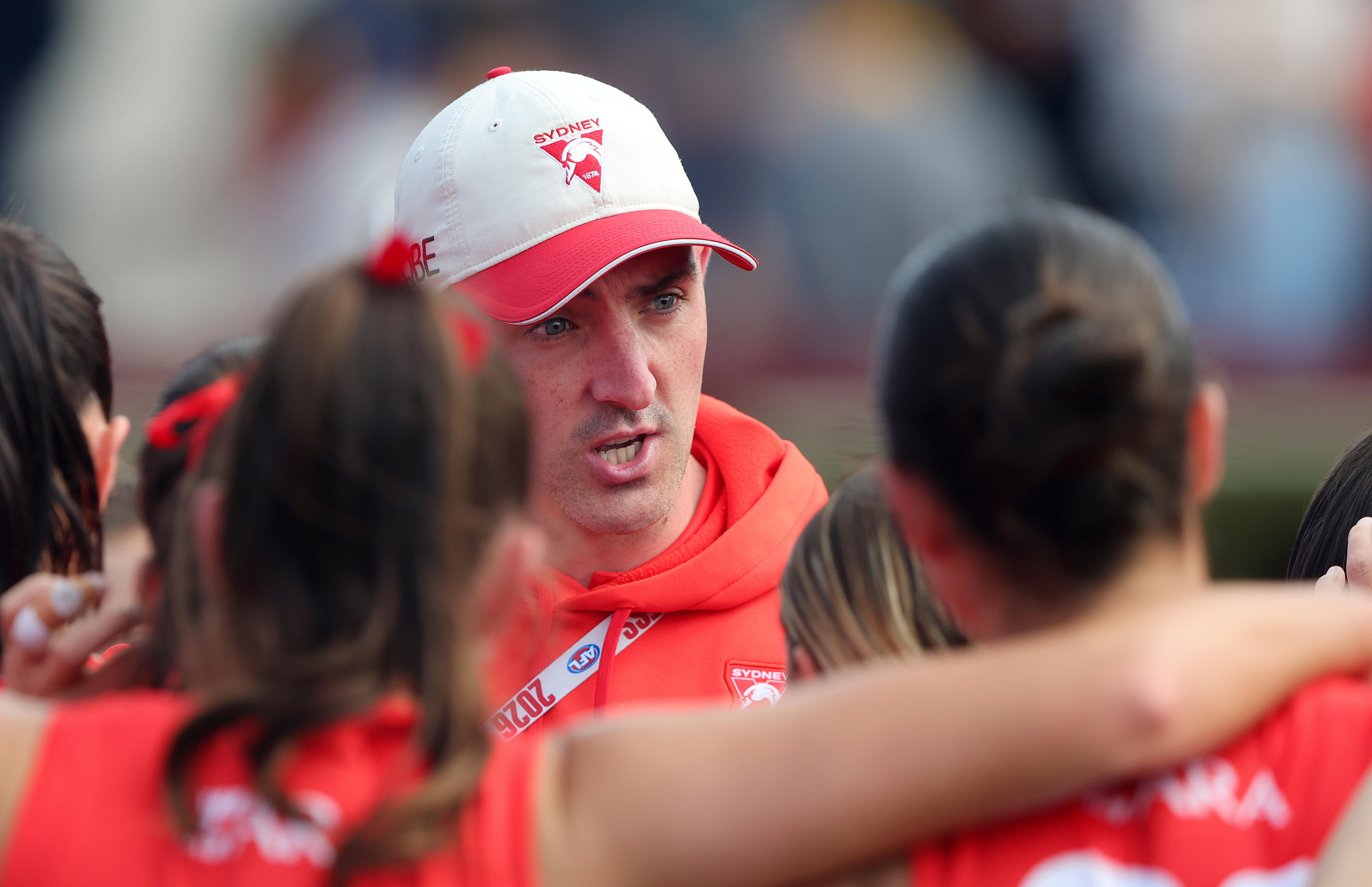 Live: 'This is a united club': Swans AFLW captain and coach speak to media