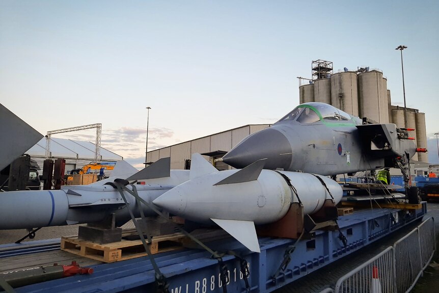 Tornado GR4 took six weeks to reach Australia by ship from the UK