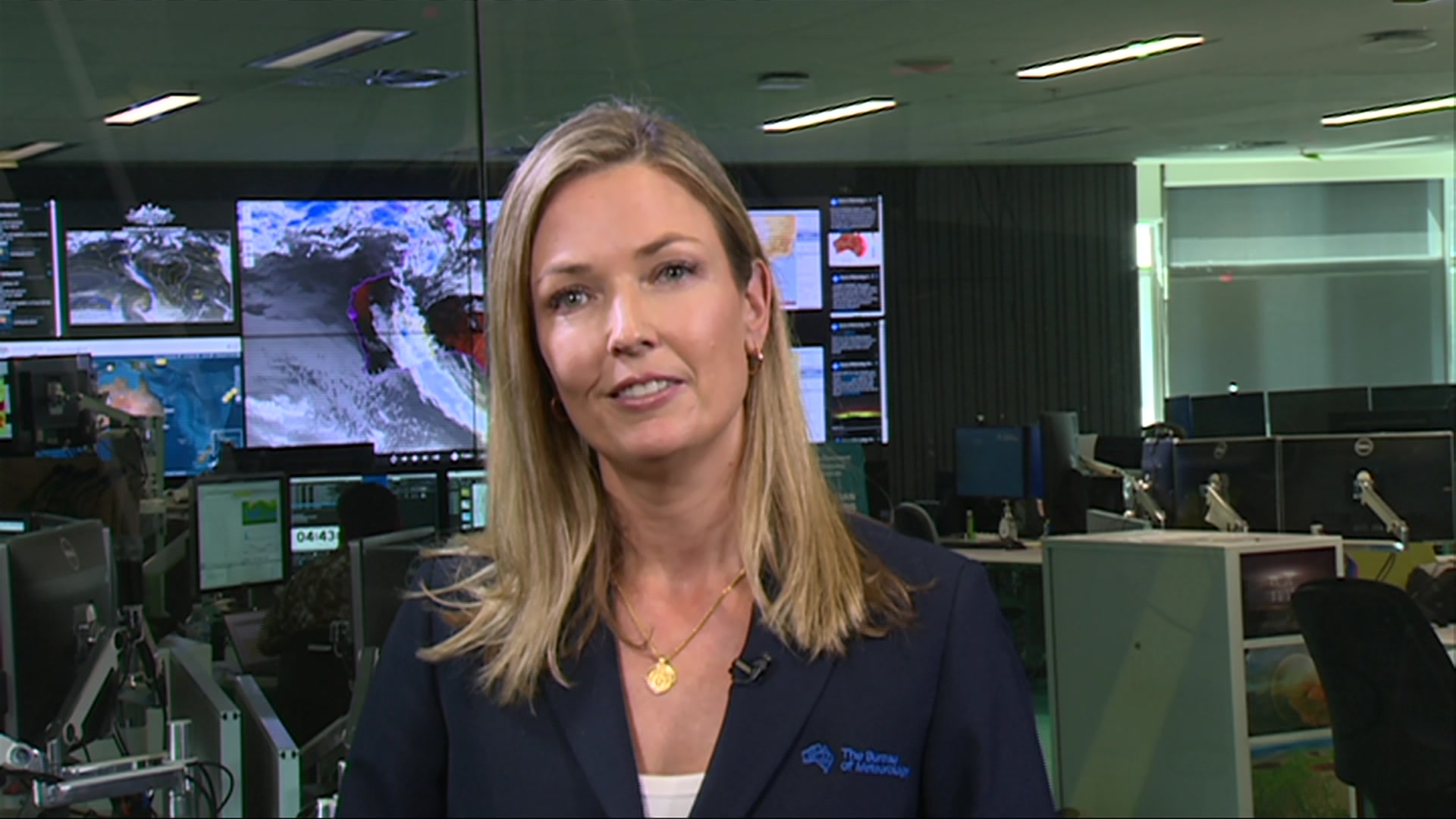 weather bureau Sarah Scully