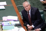 Scott Morrison in Parliament on February 13, 2020.