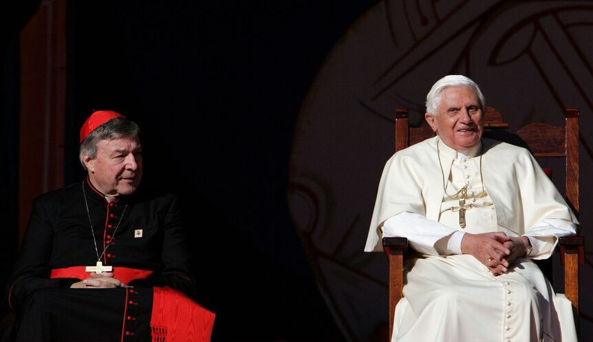 Pope Benedict XVI and Cardinal George Pell