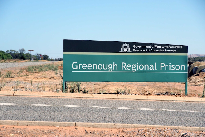 Greenough Regional Prison sign