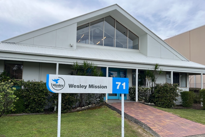 Wesley Mission signage.