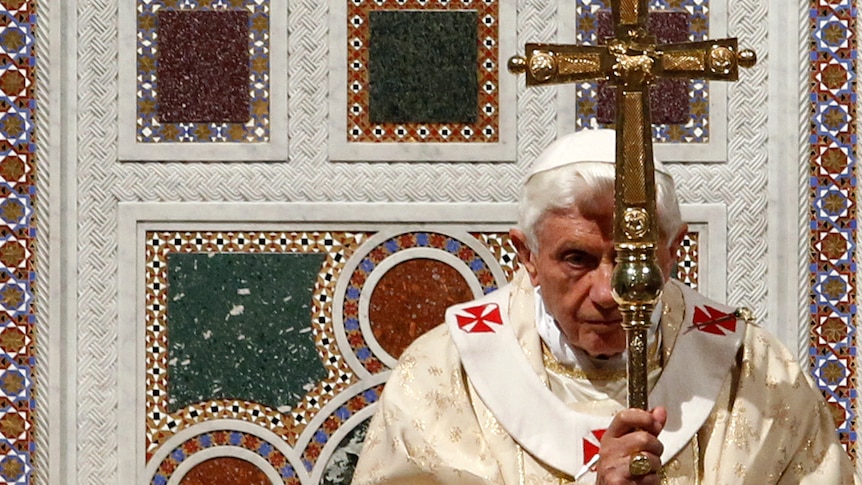 Pope Benedict XVI at the Basilica of St John