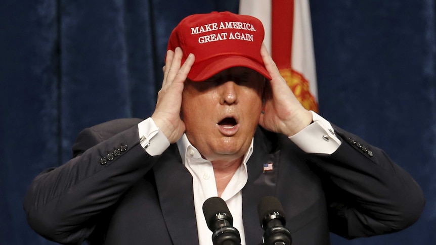 Donald Trump at campaign rally in Florida