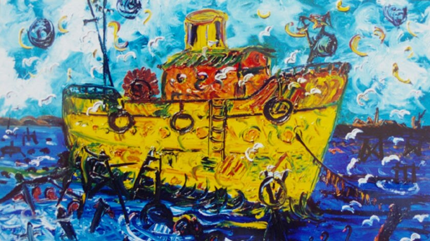 'Tug Boat, Williamstown Port' by John Perceval
