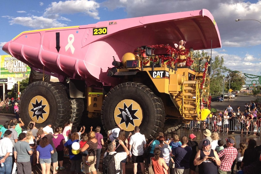 Kalgoorlie "tickled pink" by St Barbara's parade