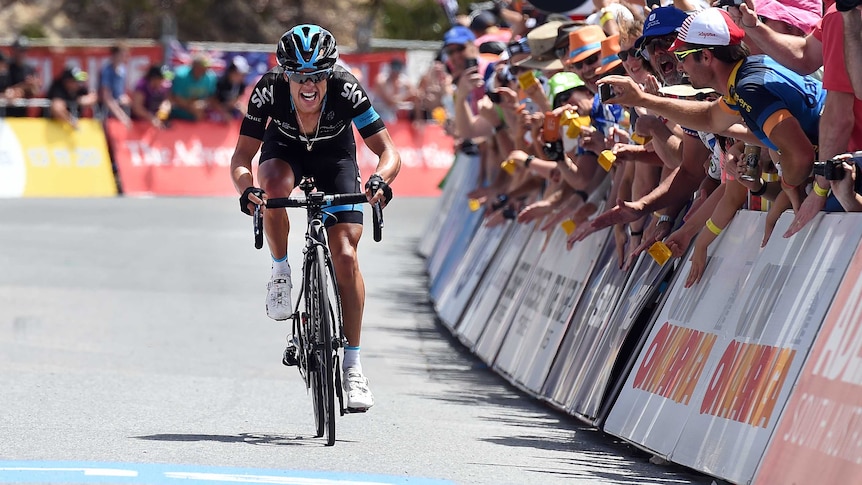 Porte wins stage five of Tour Down Under