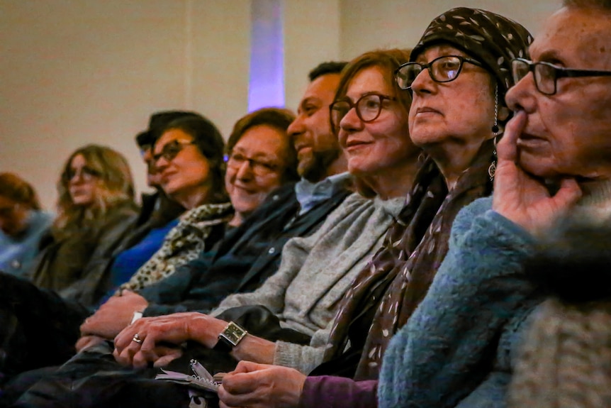 People in the audience.