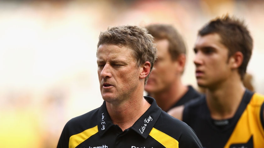 Unfazed ... Damien Hardwick is not letting contract speculation bother him.