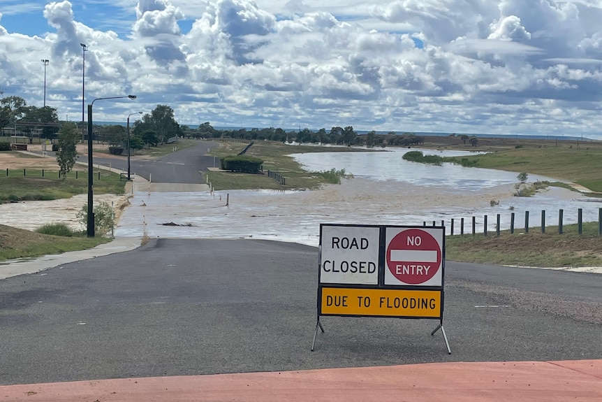 Flooded road